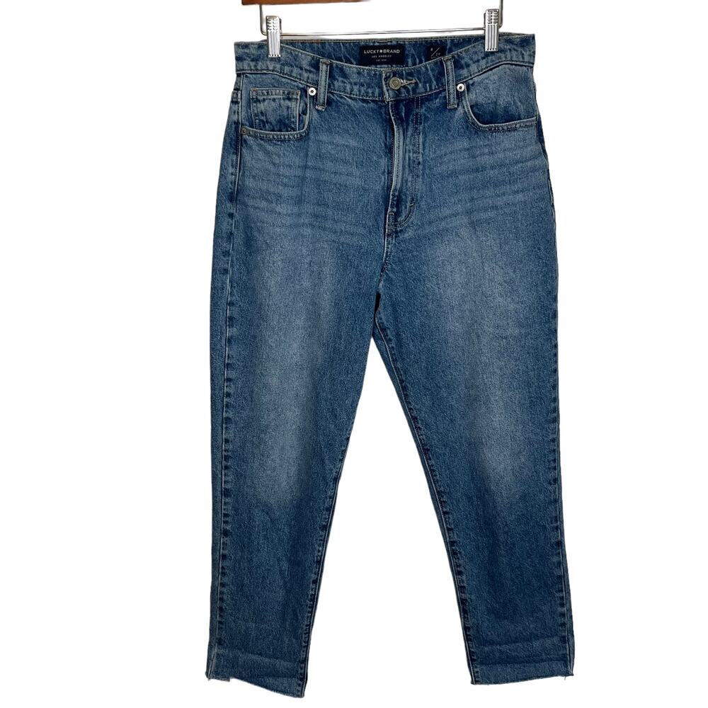 Lucky Brand Jeans High Rise Mom Ankle Drew Size 8